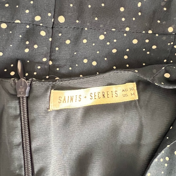 Polka Dot Long Sleeve Romper - Picture 3 of 3